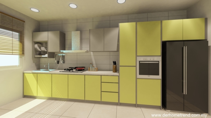 eka Bentuk 3D Kabinet Dapur - Semenyih