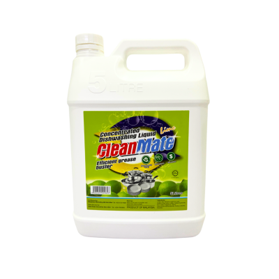 Cleanmate Concentrated Dishwashing Liquid (Lime) 5L x 4