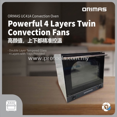 ORIMAS UC41A CONVECTION OVEN | UC41A (4 LAYER) / UC81A (8 LAYER)