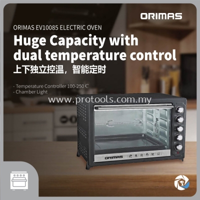 ORIMAS EV10085 ELECTRIC OVEN | 100L | 100-250 | SINGLE PHASE