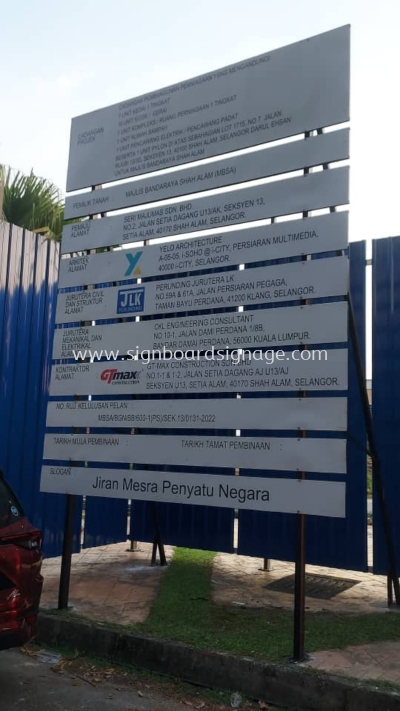 Shah Alam Bandar Anggerik - Outdoor Project Signage - Shah Alam 