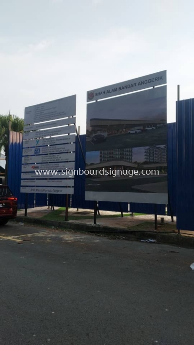 Shah Alam Bandar Anggerik - Outdoor Project Signage - Shah Alam 