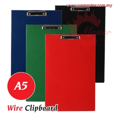 A5 PVC Wire Clipboard