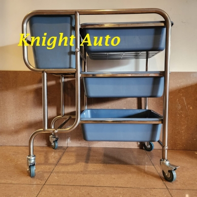 Stainless Steel Dish Collecting Trolley ID779377(Fresh) / ID34230 (KGT) / DCC-A5 (OKAZAWA)