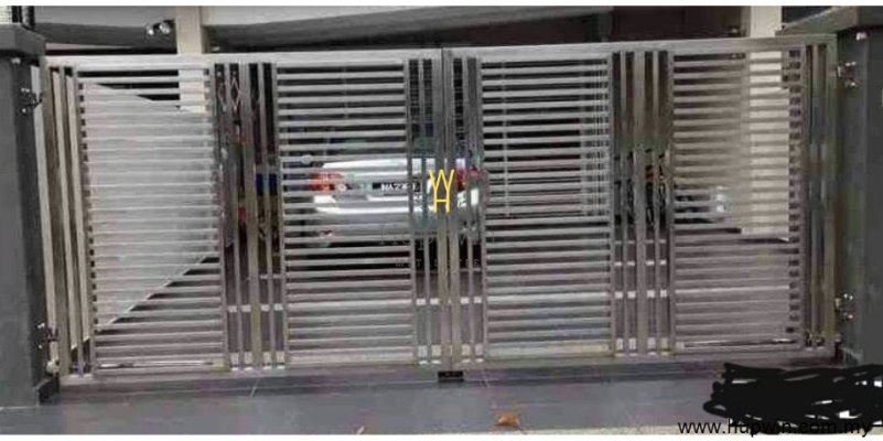 Stainless Steel Gate Design Sample - Senai