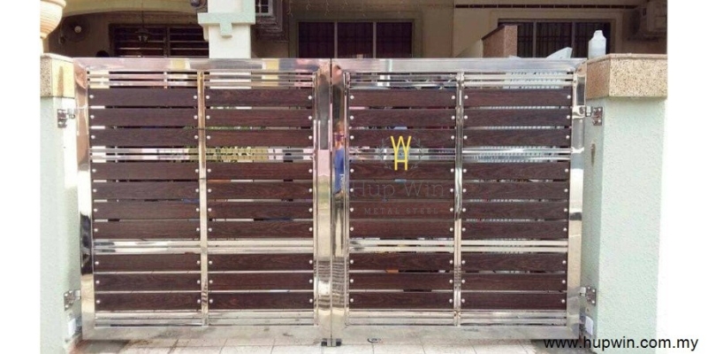 Stainless Steel Gate Design Sample - Senai