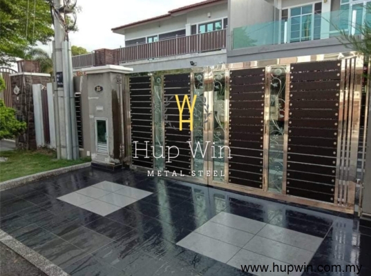 Stainless Steel Gate Design Sample - Senai