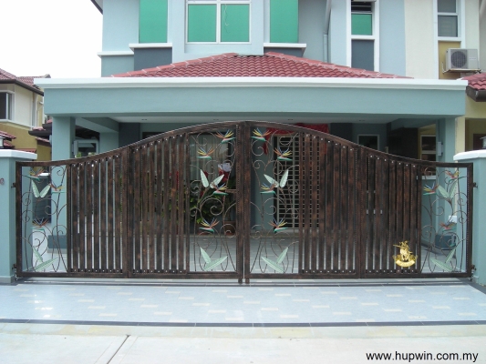 Rujukan Pintu Gate Besi Tempa - Klang