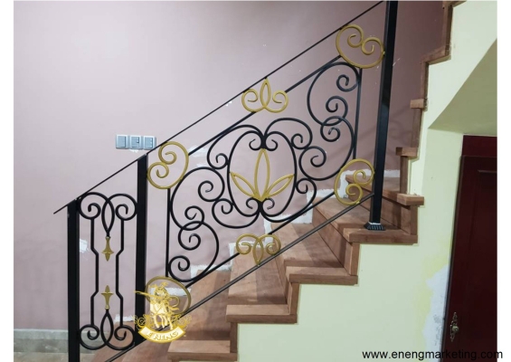 Wrought Iron Staircase Railing & Handrail Reference - Selangor