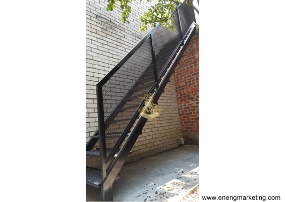 Wrought Iron Staircase Railing & Handrail Reference - Selangor