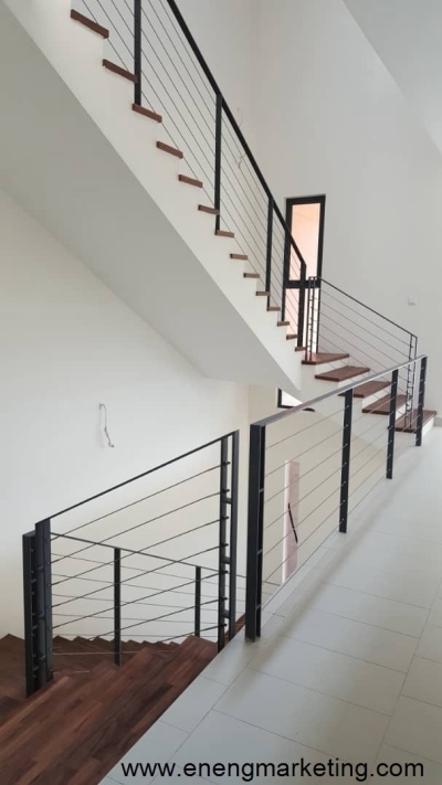 Wrought Iron Staircase Railing & Handrail Reference - Selangor