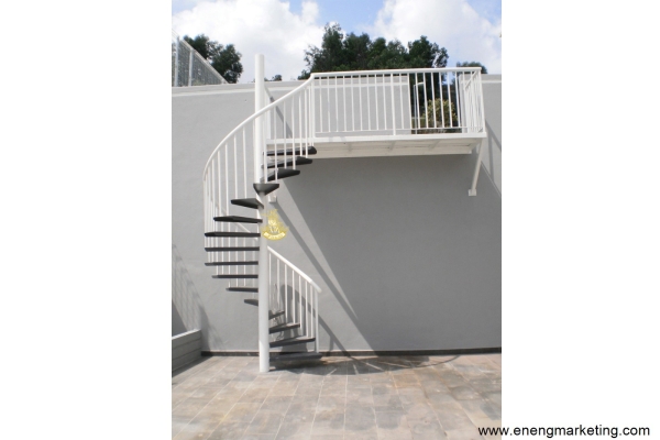 Wrought Iron Staircase Railing & Handrail Reference - Selangor