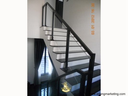 Wrought Iron Staircase Railing & Handrail Reference - Selangor