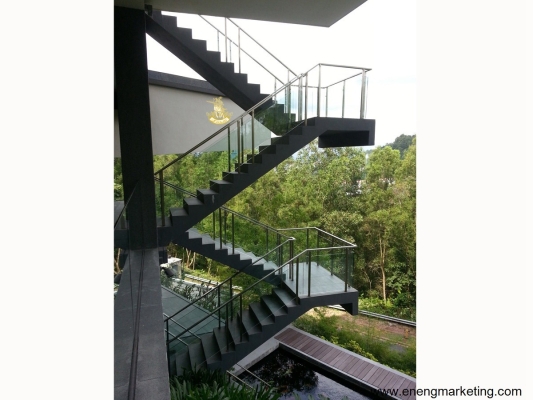Stairless Steel Staircase Railing & Handrail Reference - Selangor
