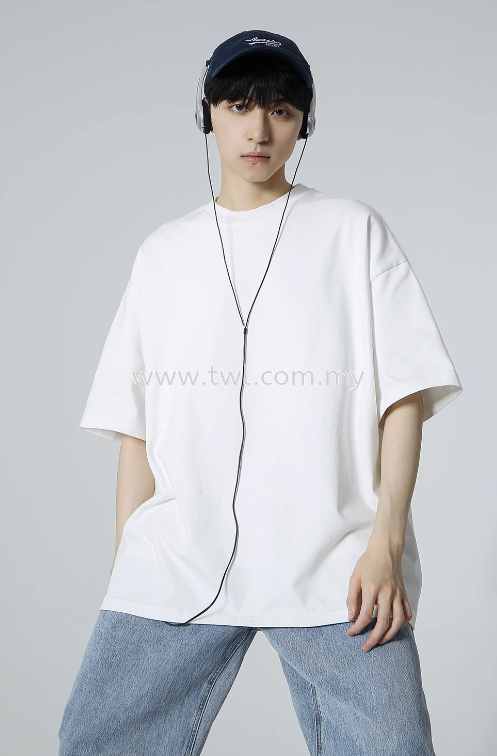 230gsm TS030 Oversized Half Sleeve Korean Style