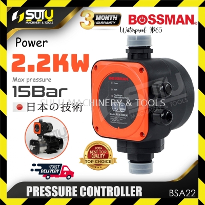 BOSSMAN BSA22 15Bar Pressure Controller 2.2kW