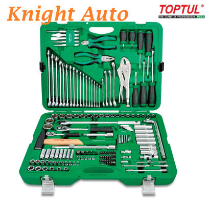 TOPTUL GCAI150R 150Pcs 1/4" & 1/2" 6PT DR. Tool Kit M001