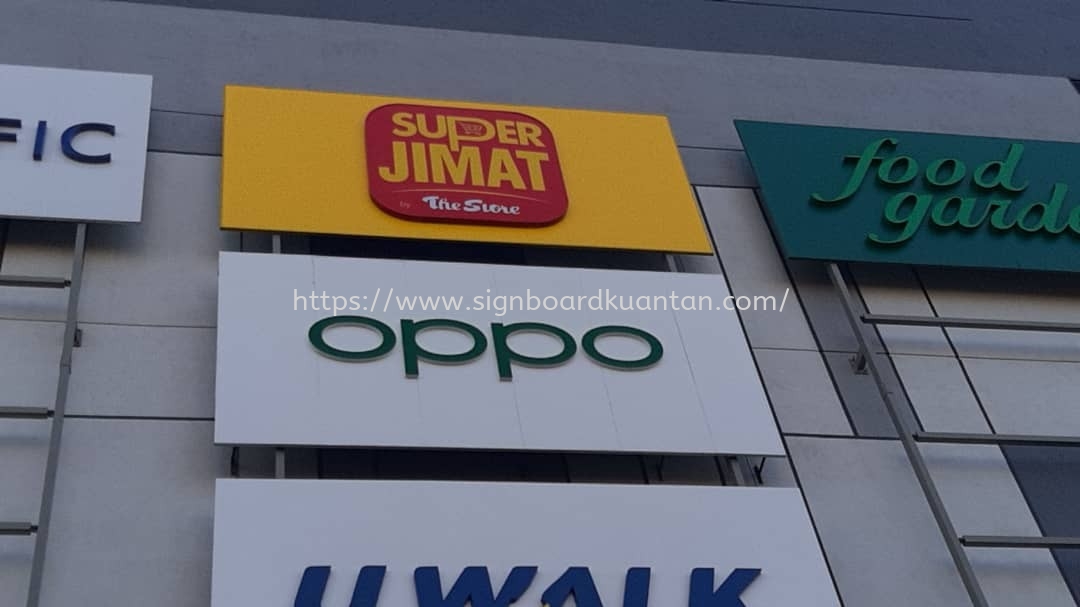 OPPO Mobile for Smartphones & Accessories OUTDOOR BILLBOARD WITH 3D LED FRONTLIT SIGNAGE AT KUANTAN 