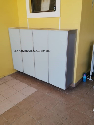 Rujukan Kabinet Kasut Aluminium Tersuai - Senai