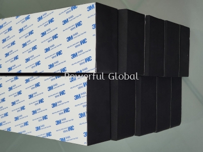 EPDM Sponge Bar With One Side 3M 9448A Adhesive Tape
