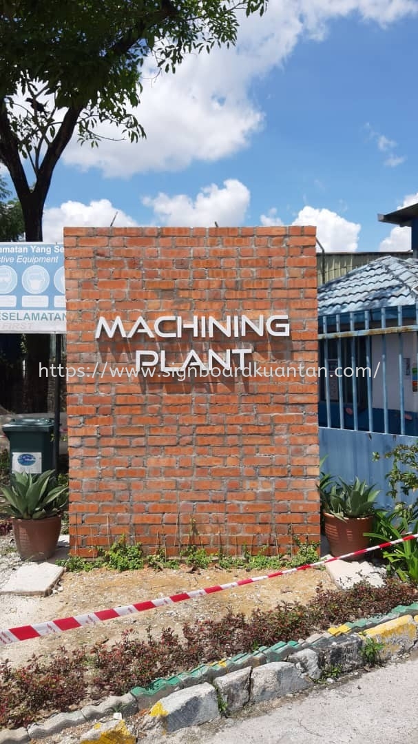 MACHINING PLANT OUTDOOR PVC FORAM BOARD 3D LETTERING AT KUANTAN AIR PUTIH 