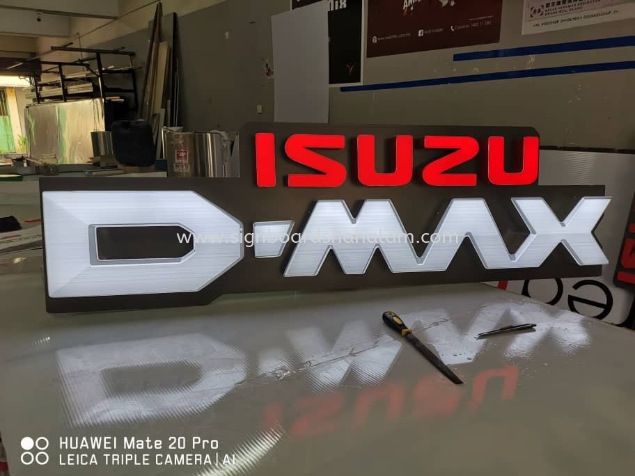 D-MAX ISUZU INDOOR 3D LED FRONTLIT SIGNAGE