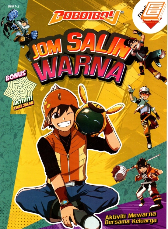 Boboiboy Jom Salin Warna 2