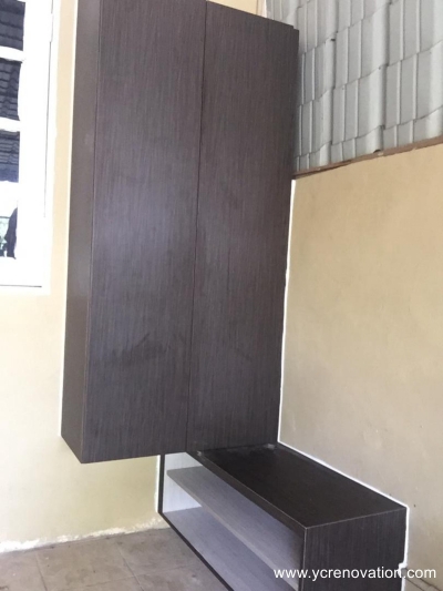 Custom Shoe Cabinet Works By Kota Tinggi Contractor 