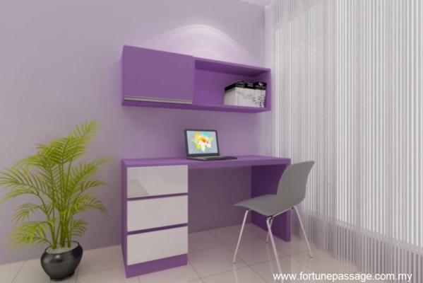 Study Area Renovation Design By Skudai Contractor 