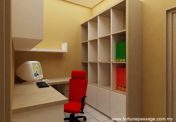 Study Area Renovation Design By Johor Bahru Contractor