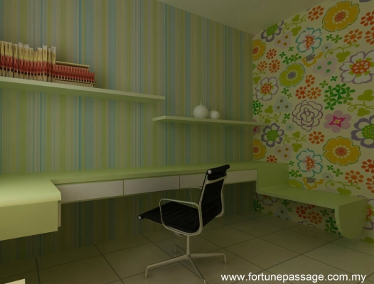 Study Area Renovation Design By Johor Bahru Contractor