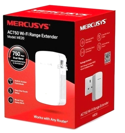 Mercusys AC750 Wi-fi Range Extender (Model : ME20)