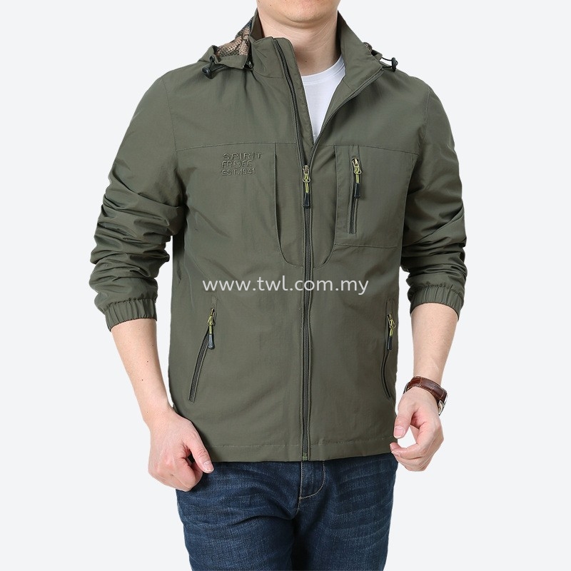 JK025 Hat-off Multi-Pocket Loose Size Jacket 