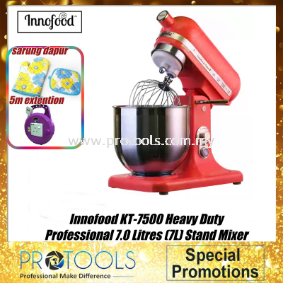 INNOFOOD KT-7500R STAND MIXER 7L (RED)