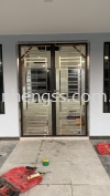 DOUBLE DOOR STAINLESS STEEL