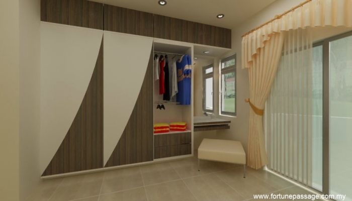 JB Custom Wardrobe 3D Design