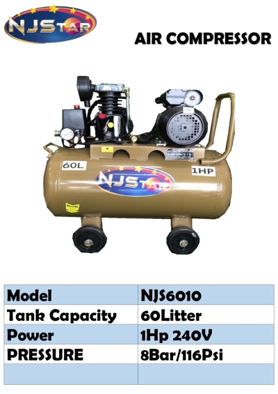 NJSTAR AIR COMPRESSOR NJS6010