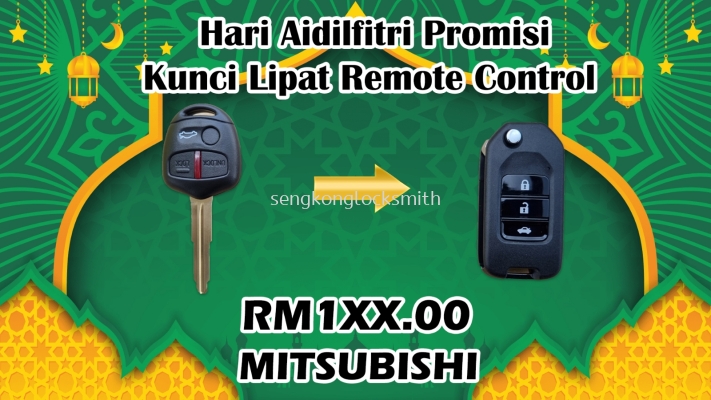 Hari Raya Promosi buat baru satu kunci lipat remote kunci kereta 