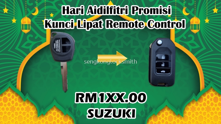 Hari Raya Promosi buat baru satu kunci lipat remote kunci kereta 