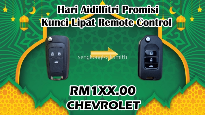 Hari Raya Promosi buat baru satu kunci lipat remote kunci kereta 