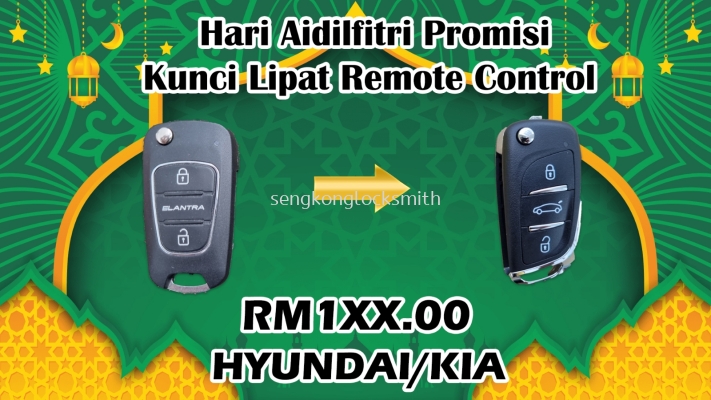 Hari Raya Promosi buat baru satu kunci lipat remote kunci kereta 