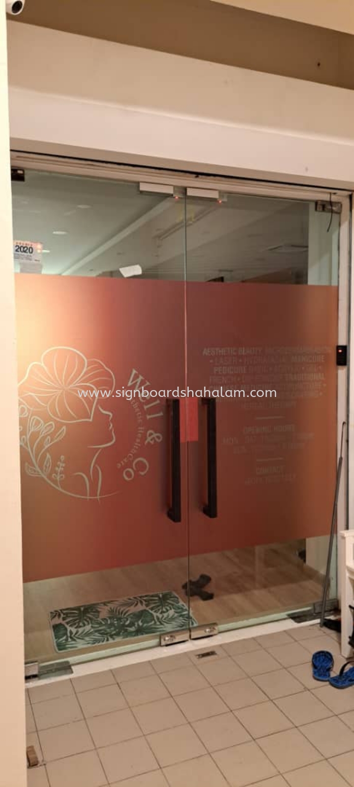 LF Beauty & Wellness KL - Glass Sticker 