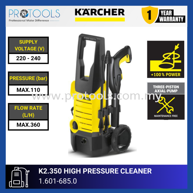 KARCHER K2.350 HIGH PRESSURE CLEANERS | 1.601-685.0