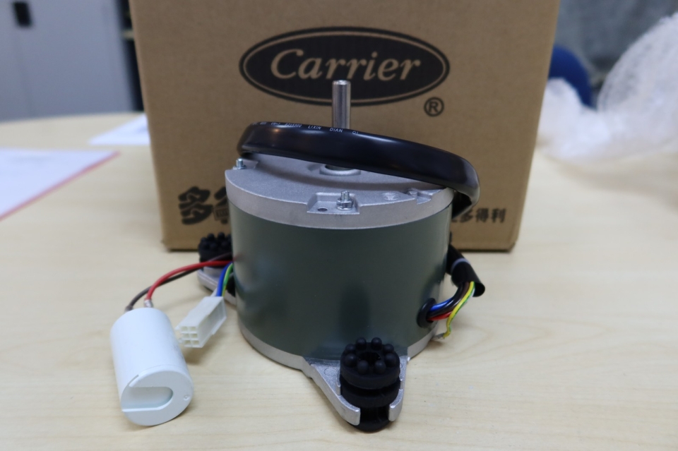 CARRIER INDOOR FAN MOTOR YDK34-4A6 87/34W (1PH) (C/W 3.0UF CAP.) FOR 40GKX024 (P/N:40GKXOF30341)