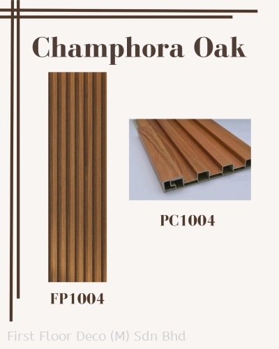 FP & PC 1004 CHAMPHORA OAK - FLUTED WALL PANEL I