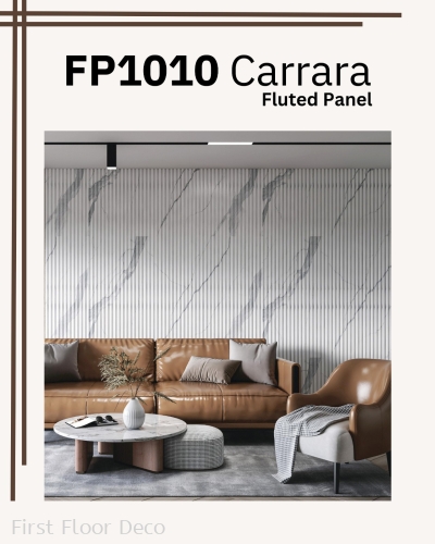 FP1010 -CARRARA - FLUTED WALL PANEL I - AFTER INSTALLATION