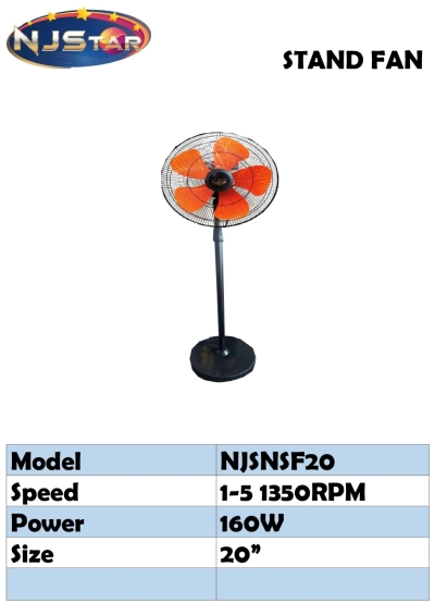 NJSTAR INDUSTRIAL FAN NJSNSF20