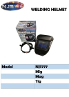 NJSTAR AUTO DARKENING WELDING HELMET NJS777  NJSTAR INDUSTRIAL