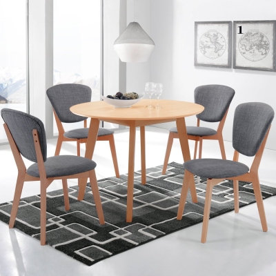 Viera Solid Wood Dining Set