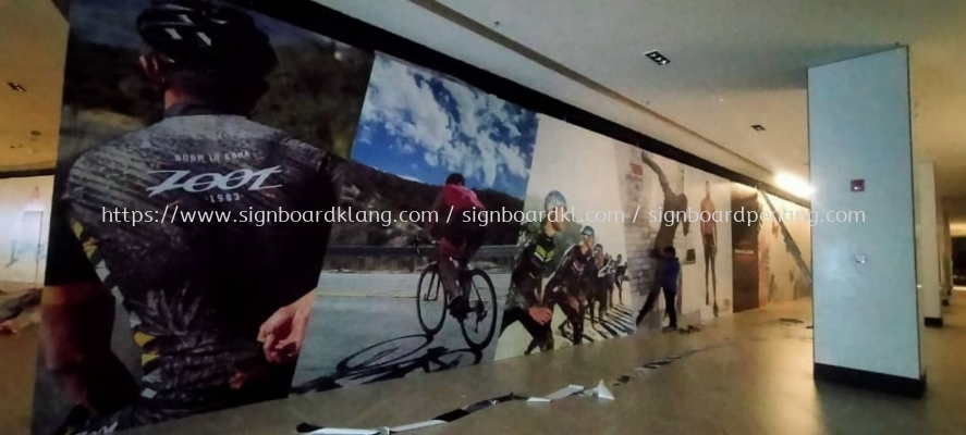 shopping mall hoarding indoor signage 